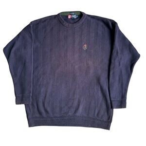 CHAPS by Ralph Lauren Men’s Vintage Herringbone pattern sweater XL